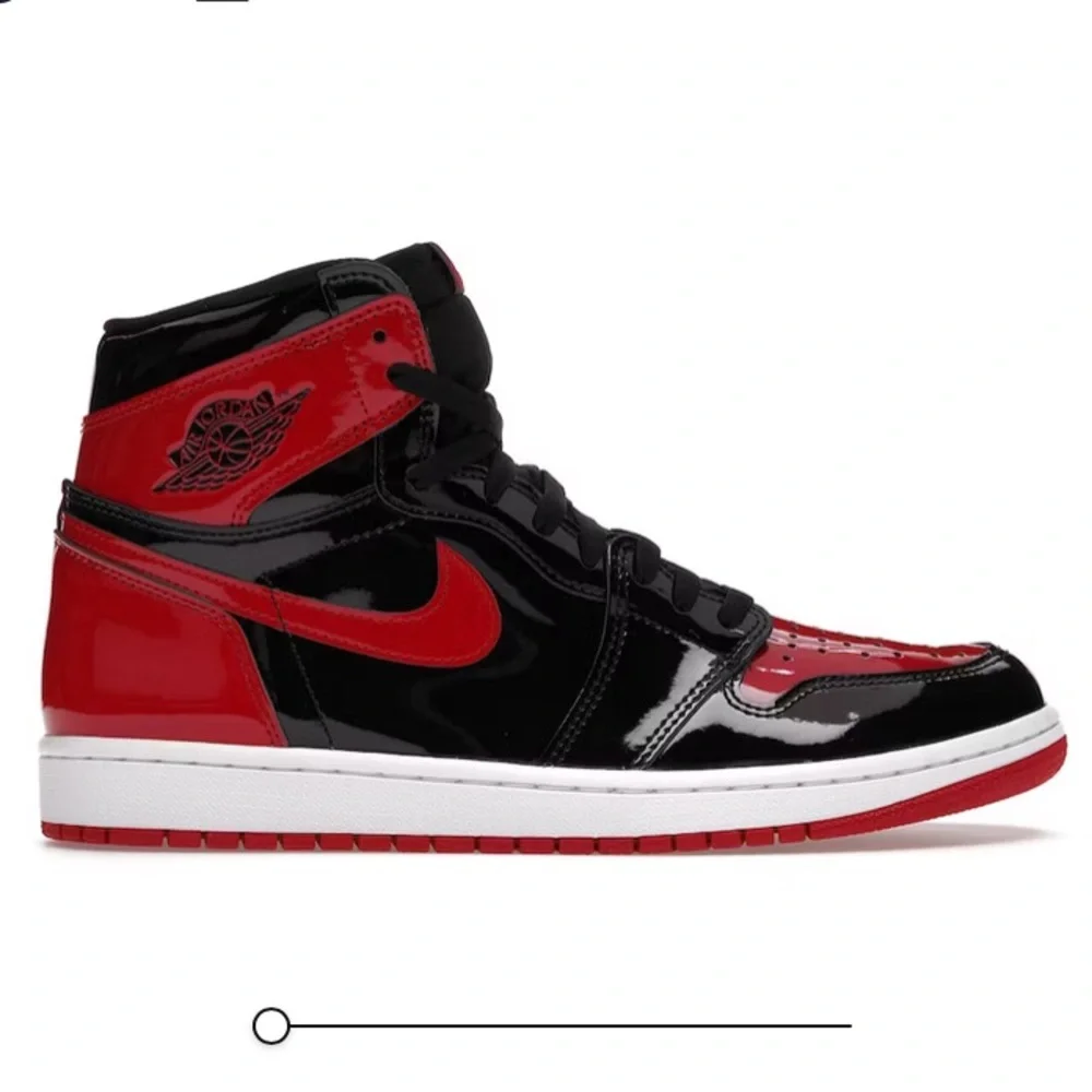 Jordan Men’s High Top Sneakers in Red and Black